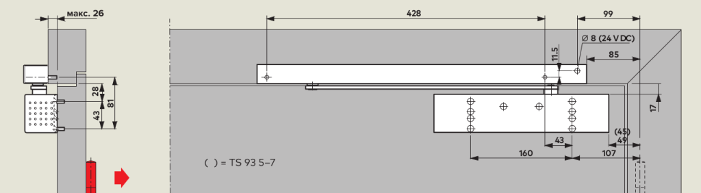 Монтажная инструкция G-EMF для TS 93 G