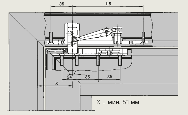 Петля шарнирная 8062