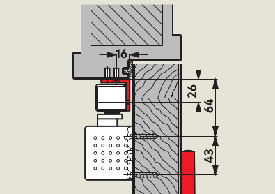 Монтажный уголок для G-SR/BG