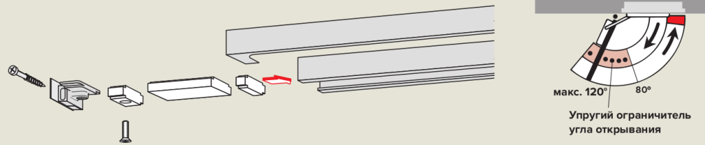 Ограничитель угла открывания