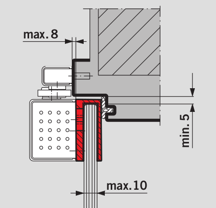 Чертеж доводчик TS97