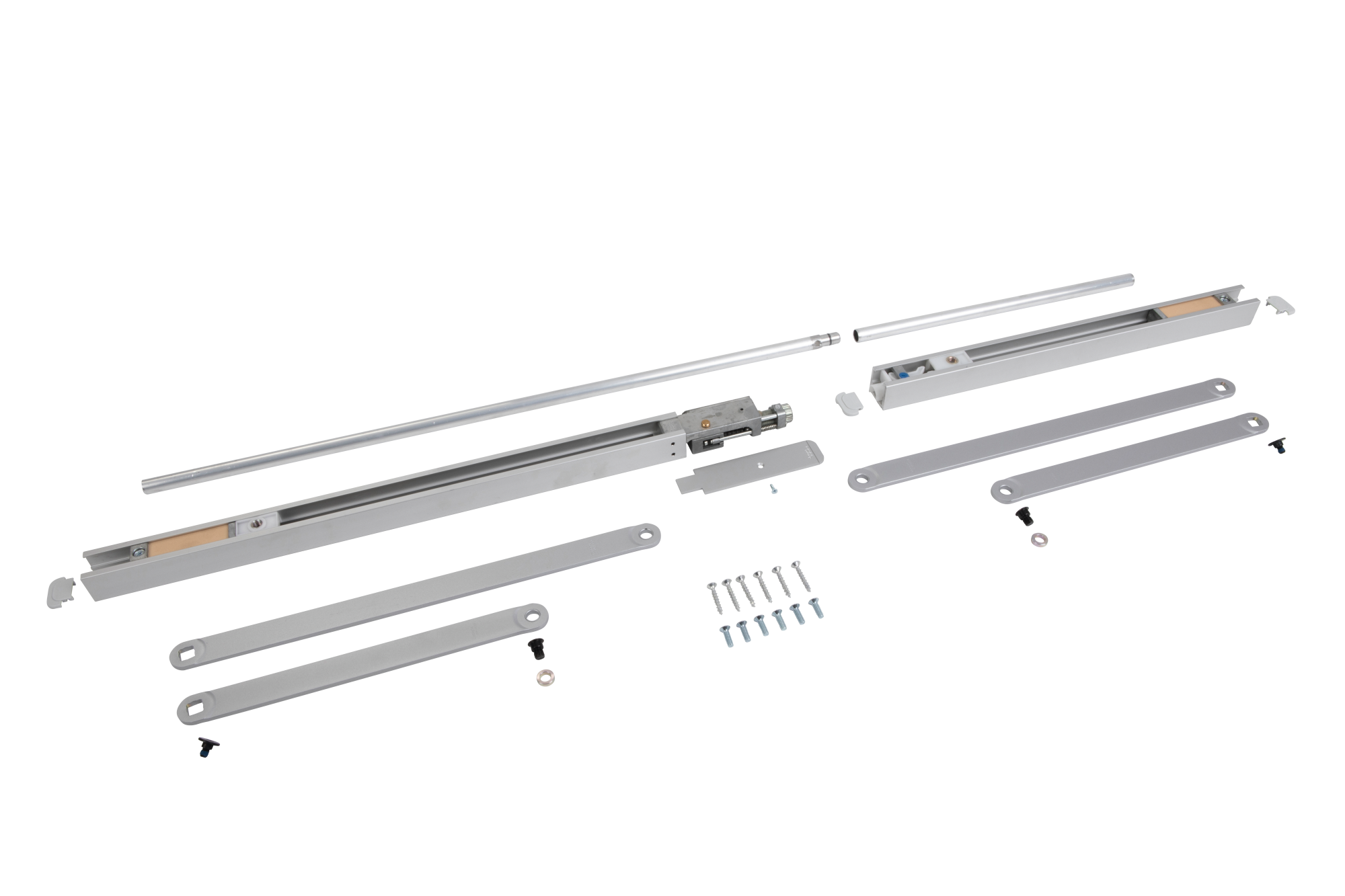 Координатор dormakaba EMF G96GSR для применения с ITS96, пассивная створка 540-700мм, серый